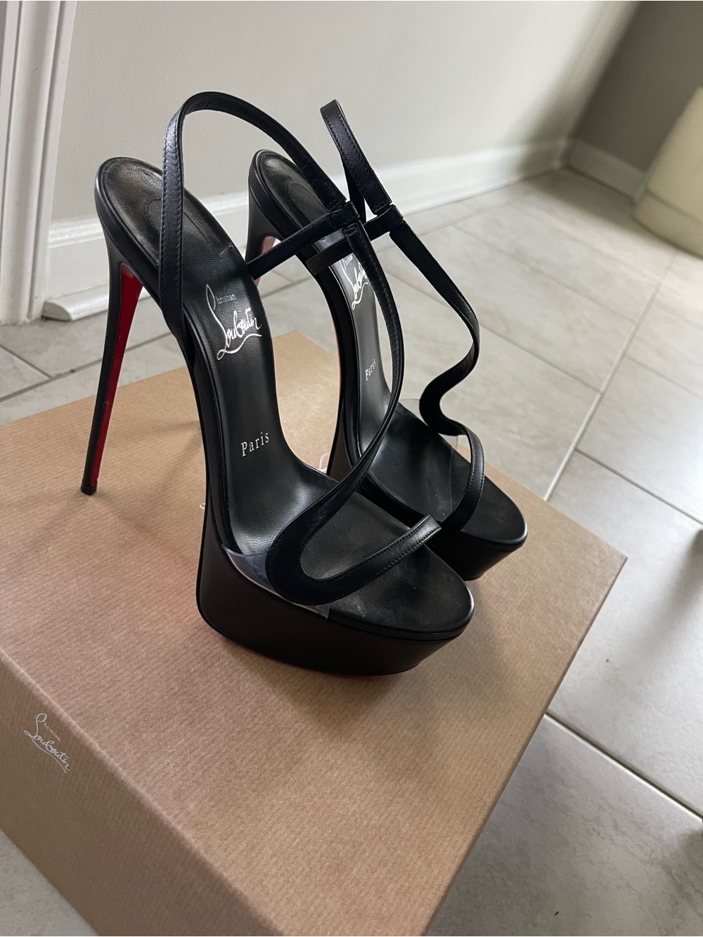 Christian Louboutin
150mm Rosalie Platform Slingback Sandals